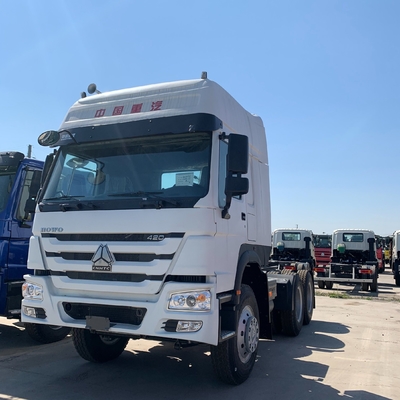 Capacidad 351-450 CV Sinotruk HOWO 6X4 Certificado ECE camión tractor para el transporte de remolques