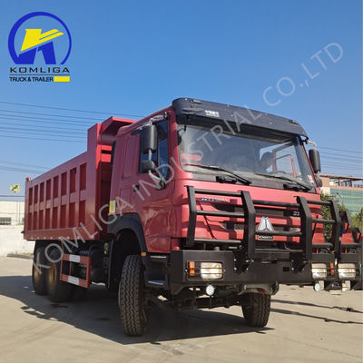 Certificado DOT 371-450HP Usado Sinotruk camión de carga pesada para el mercado de África