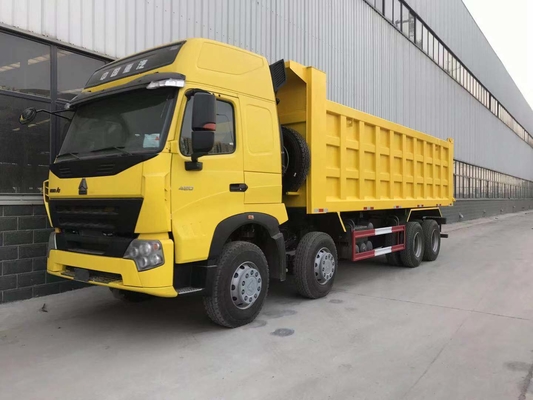 Sinotruk 8X4 12 ruedas HOWO tirador camión de descarga usado potencia 351-450hp rueda motriz 8×4
