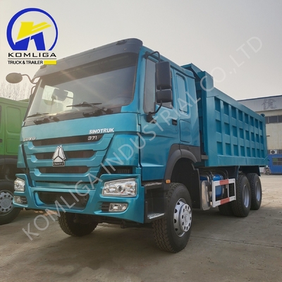 Camión de descarga usado Estilo de elevación frontal 20-30 toneladas 6X4 3 ejes 10 ruedas Sinotruk HOWO