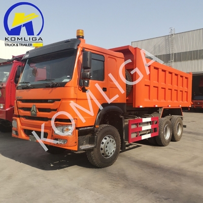 Sinotruk HOWO camión de descarga usado 10 ruedas 3 ejes 6X4 Bajo kilometraje de carga pesada 8500 * 2500 * 3400mm