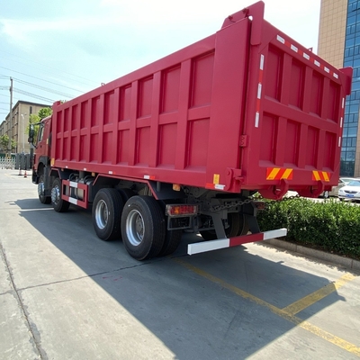 351-450hp HOWO 8X4 Humper de trabajo pesado con 12 ruedas y tanque de combustible de 300L