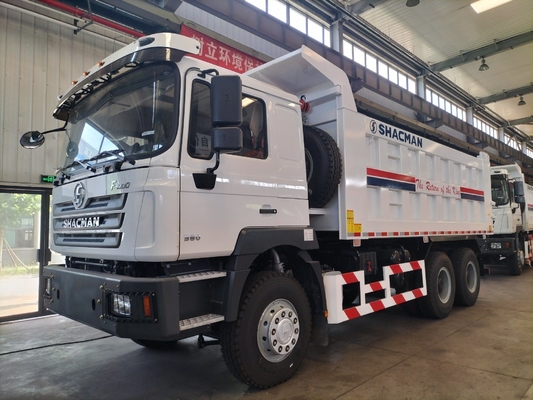 Shacman 6X4 10 ruedas 30t Tipper a África con cabina Hw76 y apoyo de piezas de repuesto