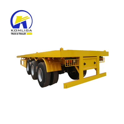 Semi remolque de transporte de contenedores de 40 pies con Jost 2.0 o 3.5 pulgadas King Pin