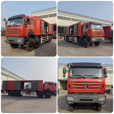 Camión Beiben Usado 6X4 8X4 8X8 10 ruedas 12 ruedas Cargo Triciclo Van de estilo Box Cargo Truck