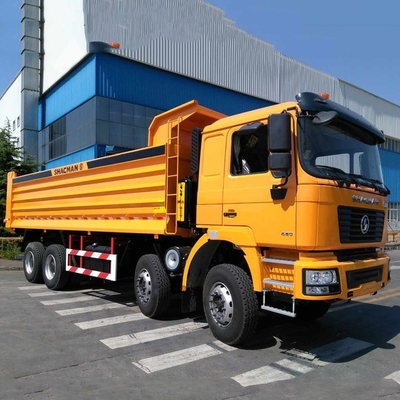 Shacman en forma de U 8X4 12 ruedas camión de carga pesada para obras de construcción