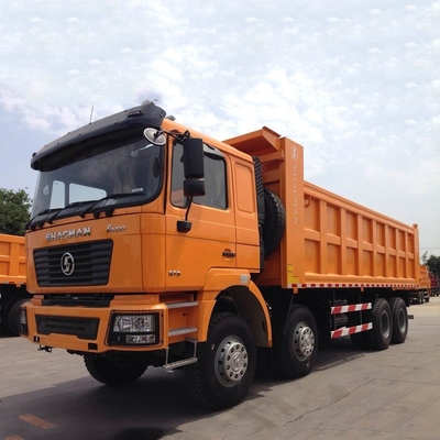 Shacman en forma de U 8X4 12 ruedas camión de carga pesada para obras de construcción