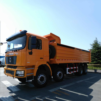 Shacman en forma de U 8X4 12 ruedas camión de carga pesada para obras de construcción