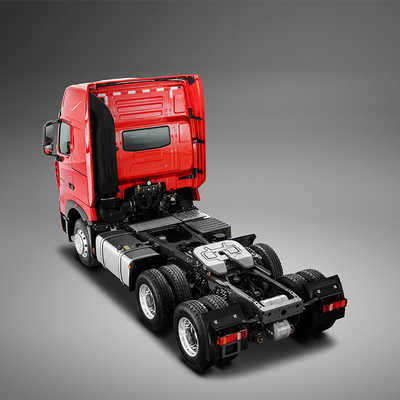 Euro4 Sinotruk HOWO 420HP Camión tractor eléctrico terminal con certificación de neumáticos ECE