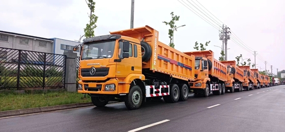 Camión de descarga del eje delantero 6X4 380HP 430HP 10 ruedas Carga pesada con volcado