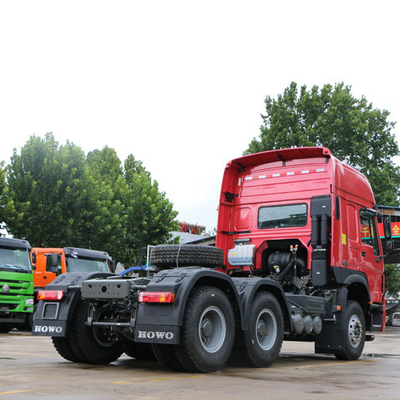 Sinotruck diesel HOWO 371HP 375HP Tractor de cabeza 6X4 Camión pesado con eje delantero 9 toneladas