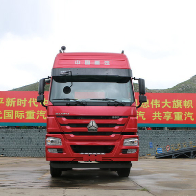 Sinotruck diesel HOWO 371HP 375HP Tractor de cabeza 6X4 Camión pesado con eje delantero 9 toneladas