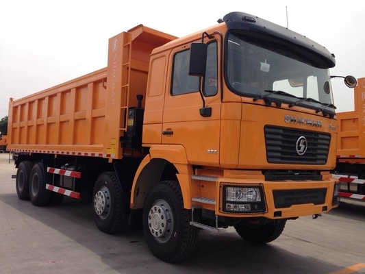 21-30t Capacidad de carga Hombre 7.5 toneladas Eje delantero Shacman 40 metros cúbicos Camión de remate
