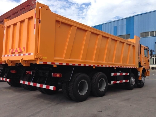 21-30t Capacidad de carga Hombre 7.5 toneladas Eje delantero Shacman 40 metros cúbicos Camión de remate