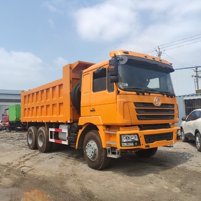 6X4 Usado Shacman Tipper Truck con 380HP motor diesel y sistema hidráulico a un precio asequible