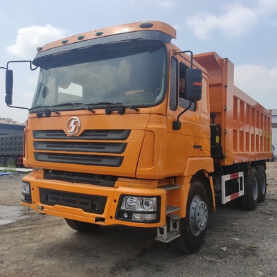 6X4 Usado Shacman Tipper Truck con 380HP motor diesel y sistema hidráulico a un precio asequible