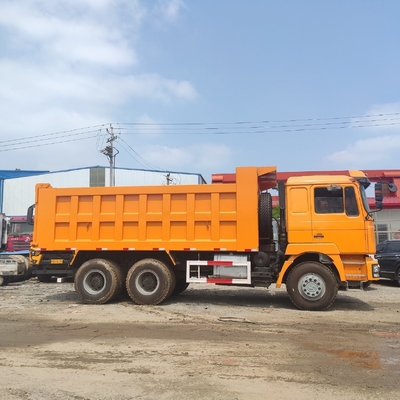 6X4 Usado Shacman Tipper Truck con 380HP motor diesel y sistema hidráulico a un precio asequible