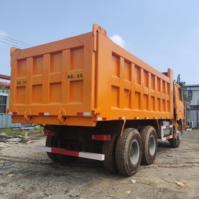 6X4 Usado Shacman Tipper Truck con 380HP motor diesel y sistema hidráulico a un precio asequible