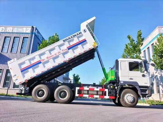 Buen rendimiento Shacman 6X4 371HP camión de descarga de 10 ruedas con 300L tanque de combustible F3000 cabina