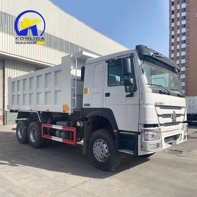 Estilo de elevación delantera 20 metros cúbicos Sinotruck HOWO camión descargable con volante LHD / Rhd
