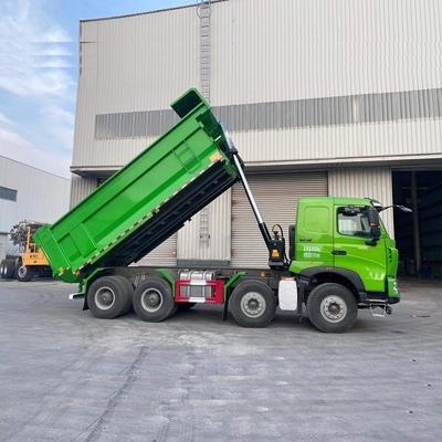 Personalización Sinotruck de 420 CV 12 ruedas 40 toneladas 50 toneladas Tipper Usado HOWO 8X4 camión de basura