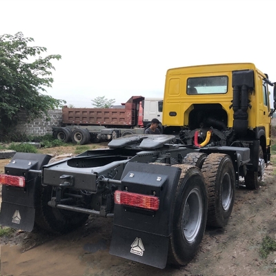 Venta 6X4 371HP 420HP Sinotruk HOWO camión tractor con dirección Zf y 9 toneladas de eje delantero