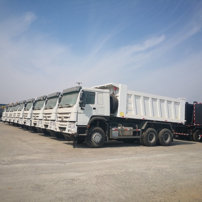 Elevación hidráulica de volquete ventral Usado camión de descarga HOWO A7 8X4 6X4 20cbm para el mercado