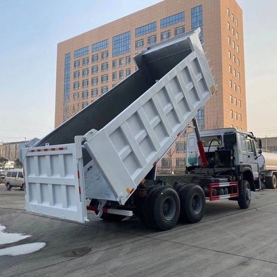 Elevación hidráulica de volquete ventral Usado camión de descarga HOWO A7 8X4 6X4 20cbm para el mercado