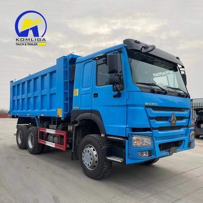 Elevación hidráulica de volquete ventral Usado camión de descarga HOWO A7 8X4 6X4 20cbm para el mercado