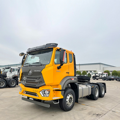 Sinotruk How Hohan 6X4 371HP RC Tractor Truck Espejos de la cabeza y 3.36 relación de velocidad