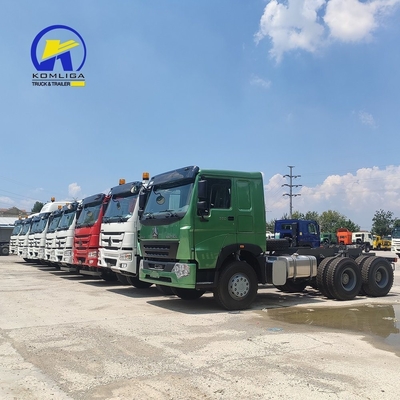 Sinotruk HOWO Camión tractor con cabeza de remolque de trabajo pesado con norma de emisiones Euro 2