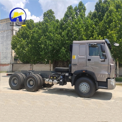 Potencia 351-450hp Sinotruk Tractor pesado cabeza de remolque HOWO Camión Camiones usados