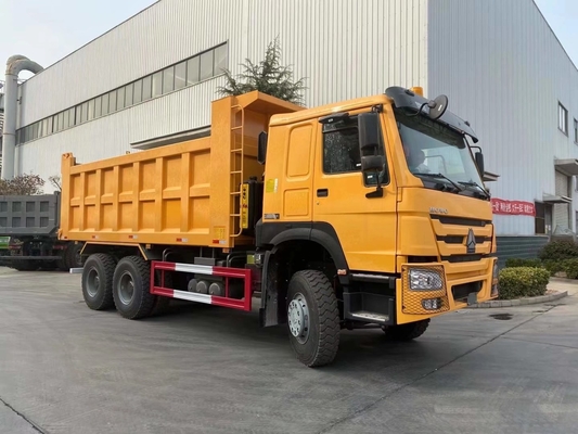 6X4 10 neumáticos tirador de arena HOWO camión descargador con motor diésel y capacidad de carga 21-30t