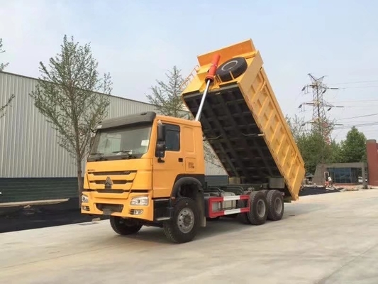 6X4 10 neumáticos tirador de arena HOWO camión descargador con motor diésel y capacidad de carga 21-30t