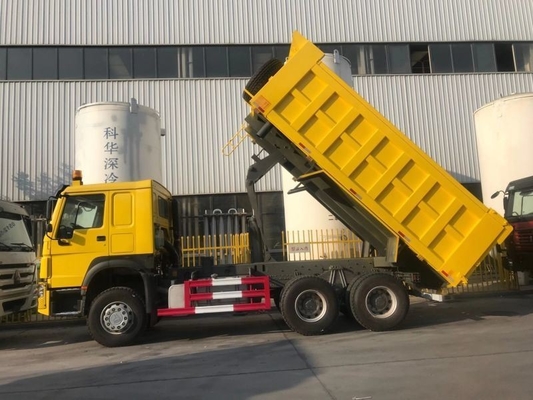 6X4 10 neumáticos tirador de arena HOWO camión descargador con motor diésel y capacidad de carga 21-30t