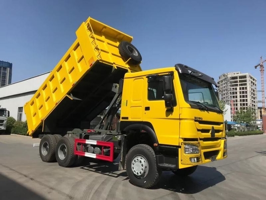 6X4 10 neumáticos tirador de arena HOWO camión descargador con motor diésel y capacidad de carga 21-30t