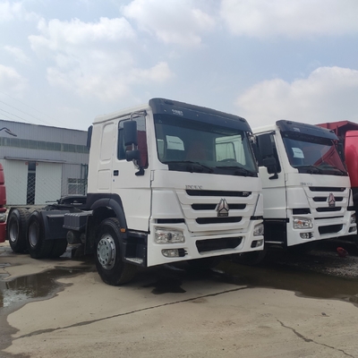 6×4 Volante HOWO Sinotruk Manual Hombre Diesel Tractor Cabeza de Camión Solicitud personalizada