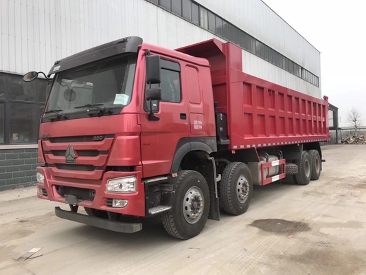 371HP Sinotruck 40 Ton 12 neumáticos HOWO camión de descarga con cámara de visión trasera y color azul