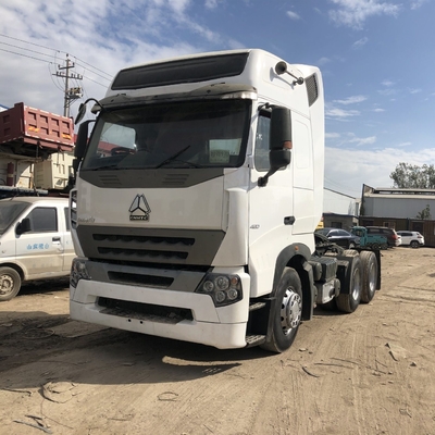 16 toneladas de eje trasero y neumático 420HP 6X4 Usado Sinotruk HOWO A7 camión tractor para su beneficio