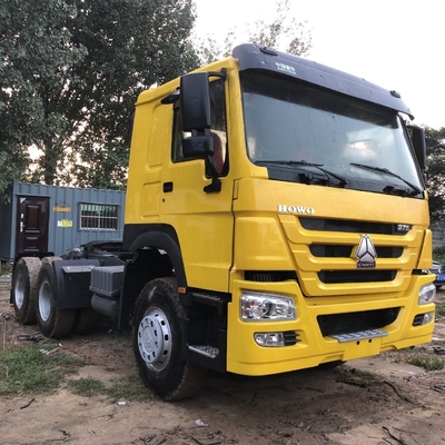 Sinotruk 6X4 Camión tractor HOWO usado 2017 con eje delantero Hf9 y caja de cambios Hw19710
