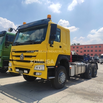 6X4 HOWO Sinotruk Remolque con eje trasero Hc16 Capacidad del motor &gt; 8L y Fabricación