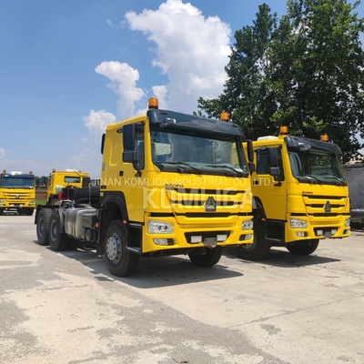 6X4 HOWO Sinotruk Remolque con eje trasero Hc16 Capacidad del motor &gt; 8L y Fabricación