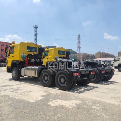 6X4 HOWO Sinotruk Remolque con eje trasero Hc16 Capacidad del motor &gt; 8L y Fabricación