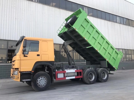 10 ruedas Sinotruk HOWO 371HP camión de remate con 20cbm Dimensión de cubo en EE.UU. y África