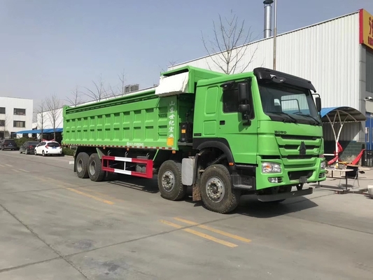 Camión de 40 toneladas Sinotruck HOWO 8X4 Dump Mining Usado con transmisión HW19710
