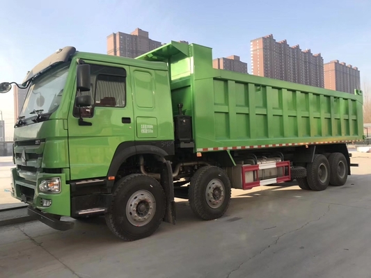 Camión de 40 toneladas Sinotruck HOWO 8X4 Dump Mining Usado con transmisión HW19710