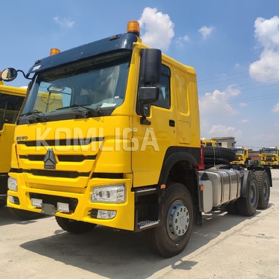 6X4 371HP HOWO camión tractor con diseño y venta de neumáticos radiales