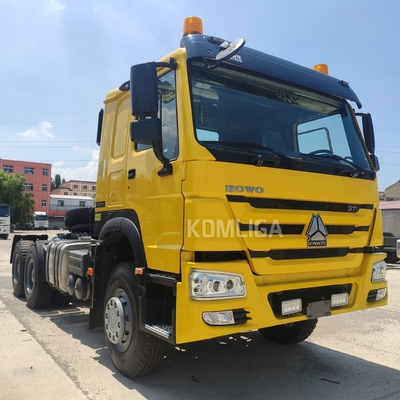 6.5 Relación de velocidad Sinotruk HOWO 6X4 371HP 375HP Camiones de tractores agrícolas con motor D12.42-20