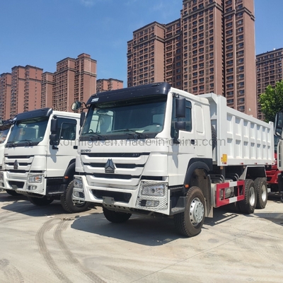 Certificado del CCG 6X4 16 18 metros cúbicos 25 toneladas de camiones usados Sinotruk en Etiopía