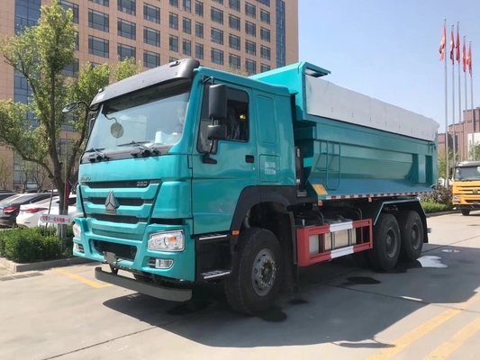 Sinotruk 380HP HOWO Dump Truck en Filipinas con cabina Hw76 y certificación de neumáticos DOT